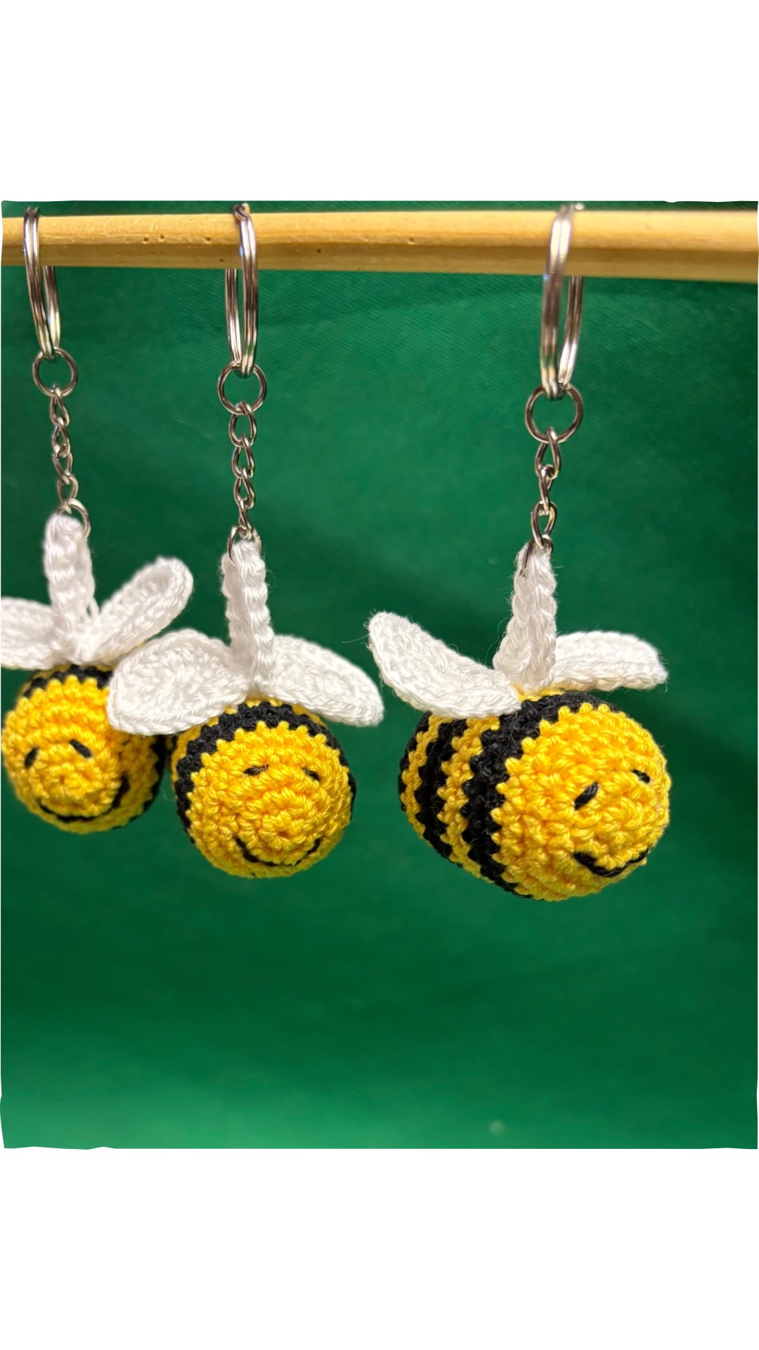 Portachiavi Ape all’uncinetto fatti a mano