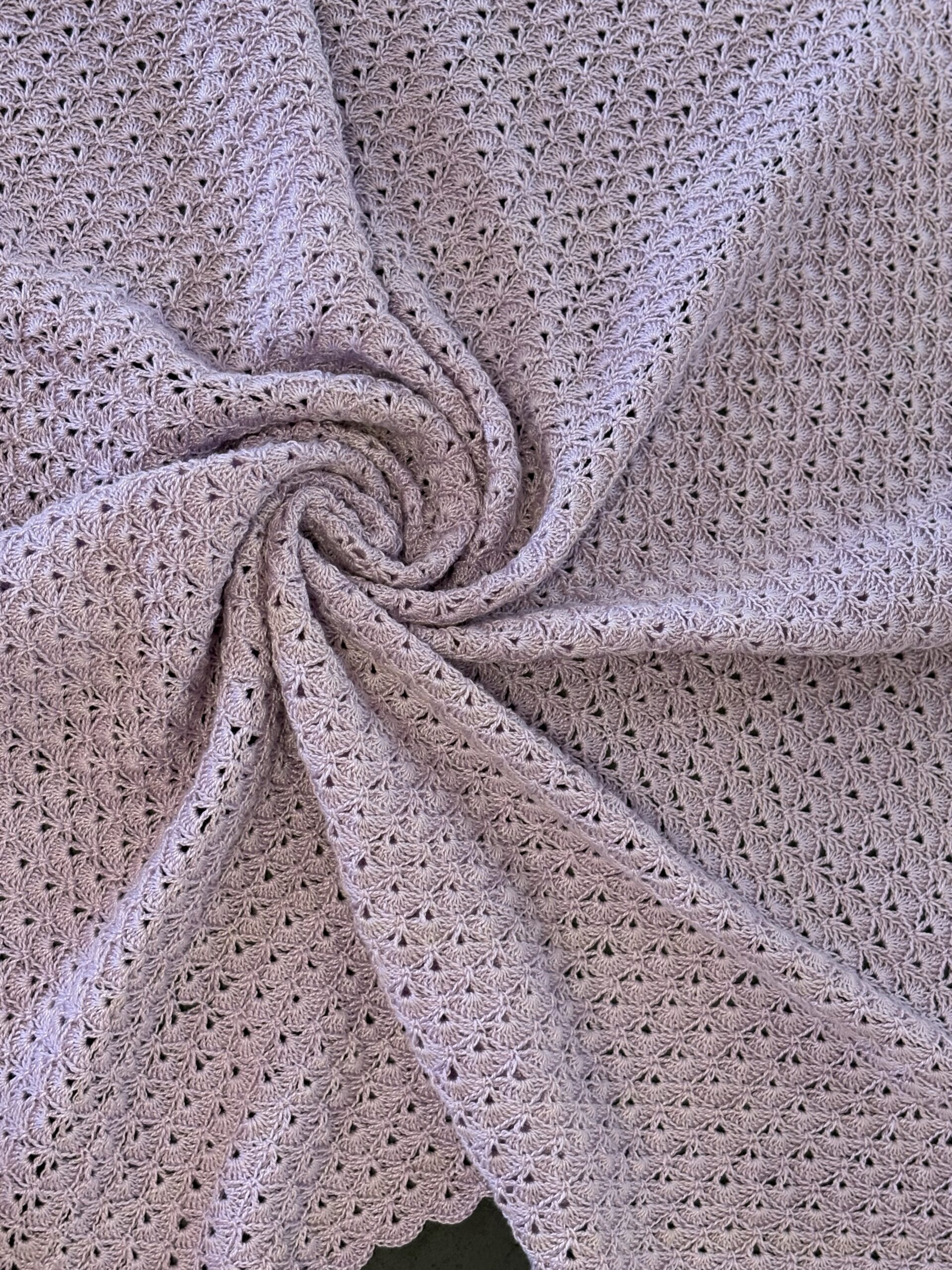 Copertina in Cotone Fatta a Mano all’Uncinetto - immagine 3