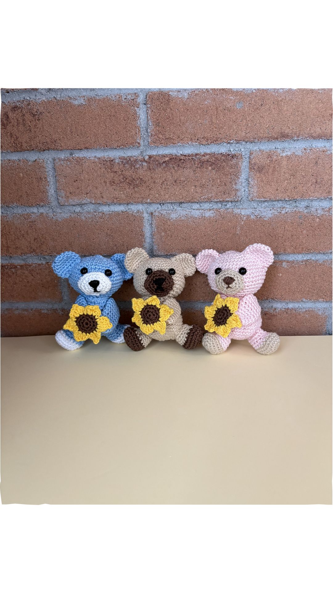 I Girasolotti – Orsetti fatti a mano all’uncinetto